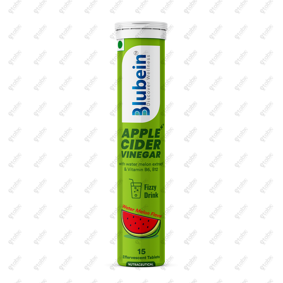 BLUBEIN Apple Cider Vinegar Effervescent (Watermelon Flavour) Tablet 15's