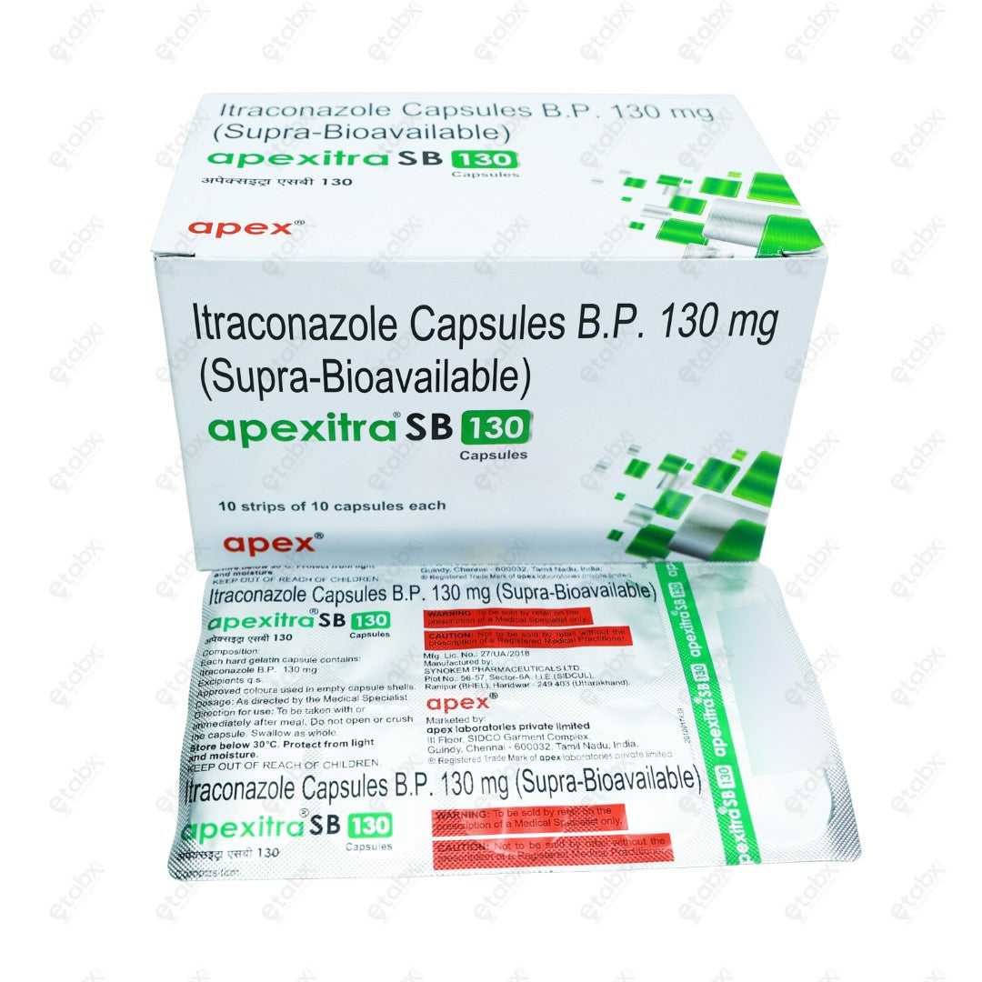 Apexitra SB Capsules 130mg 10's