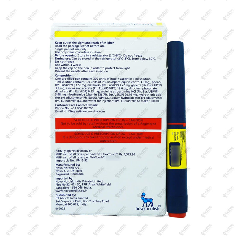 Fiasp FlexTouch 100U 3ml Pen