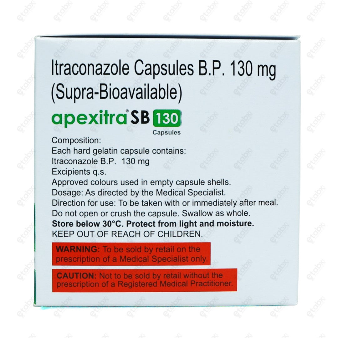 Apexitra SB Capsules 130mg 10's