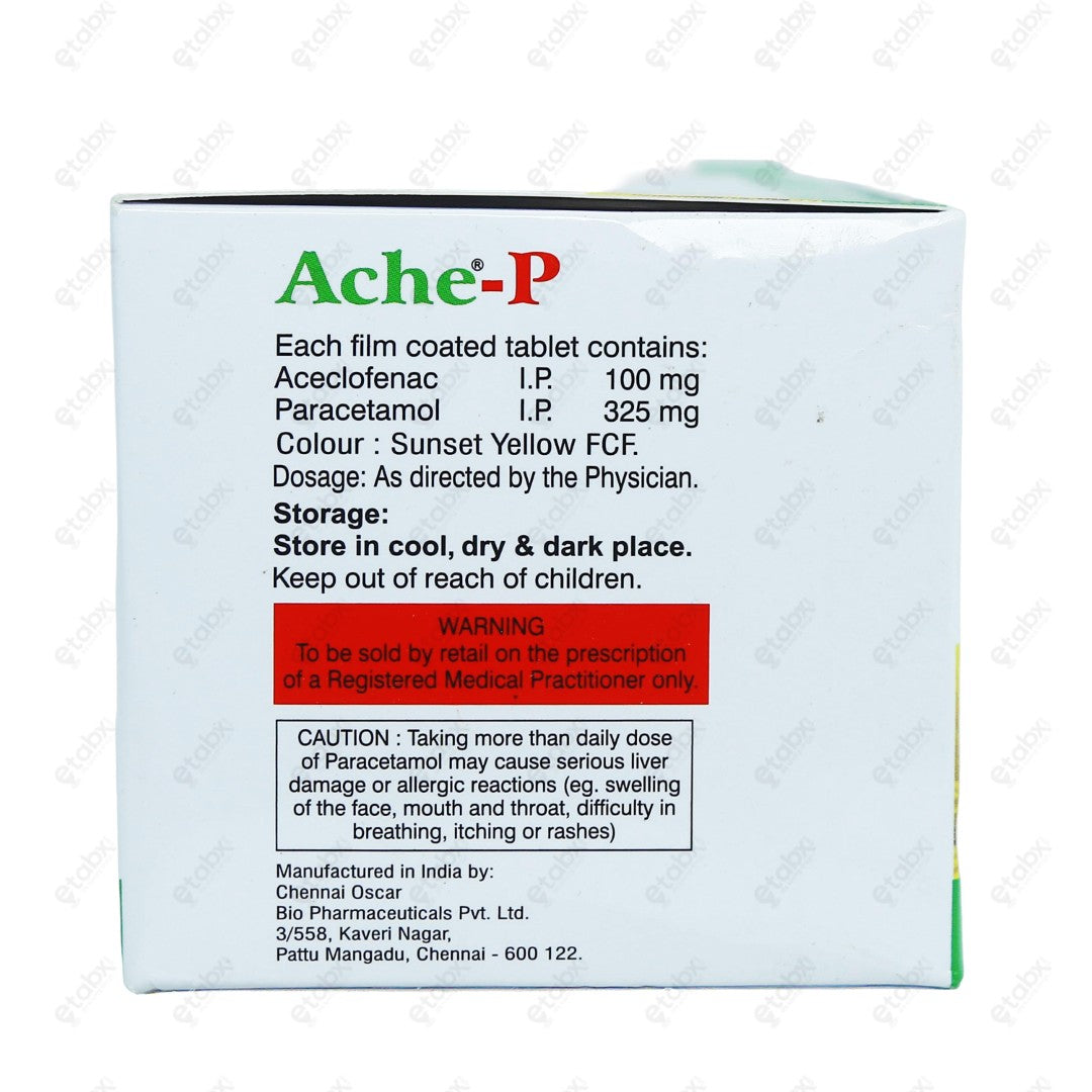 Ache P Tablet 15's