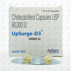 Upsurge D3 60000 IU Capsules 4's