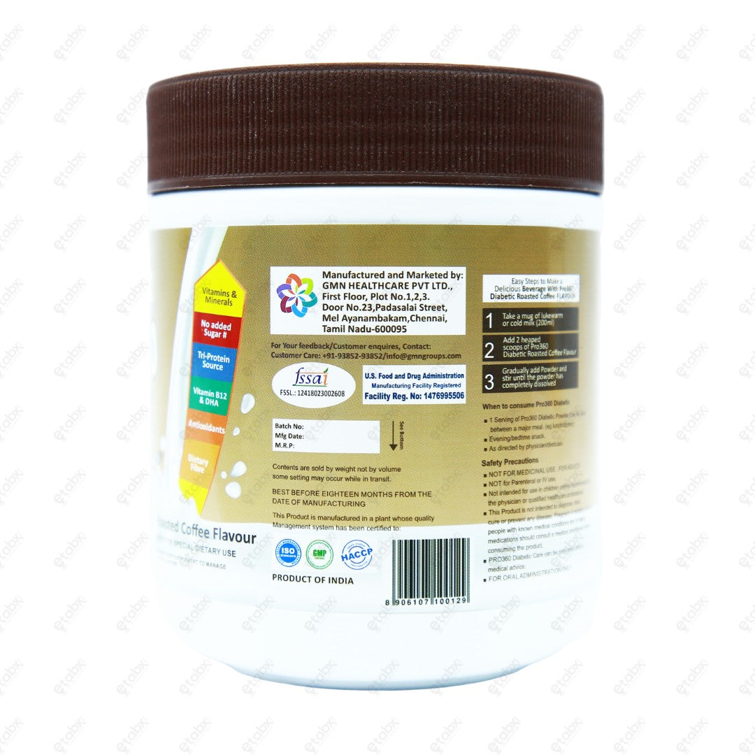 PRO 360 Diabetic Care Roasted Coffee Powder 200gm