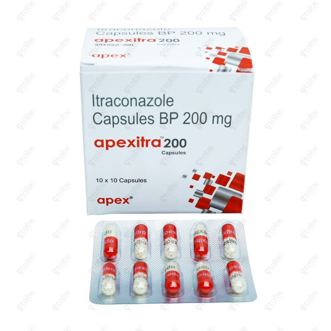 Apexitra 200MG Capsule 10's