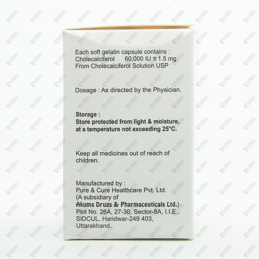 Upsurge D3 60000 IU Capsules 4's