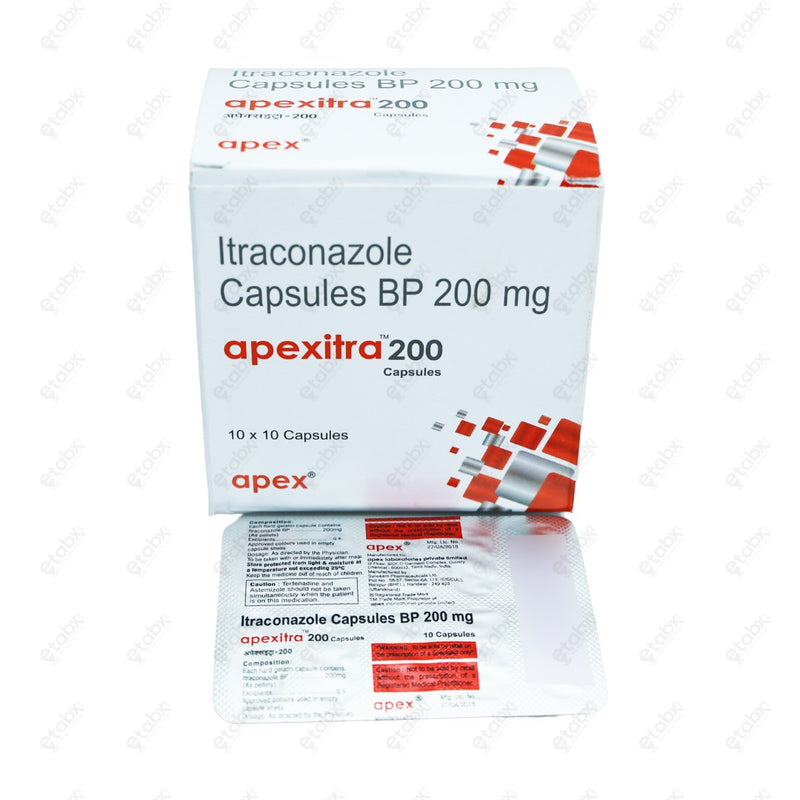 Apexitra 200MG Capsule 10's