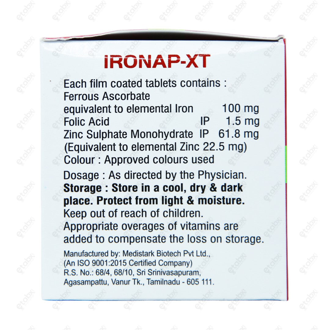 Ironap XT Tablets 10's