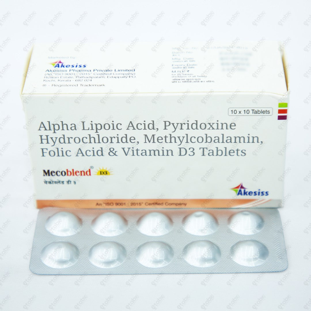 Mecoblend D3 Tablet 10's