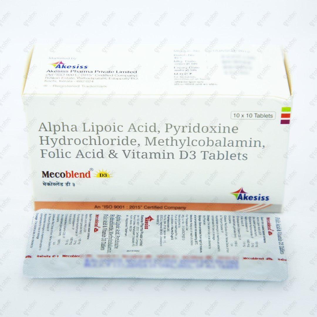 Mecoblend D3 Tablet 10's