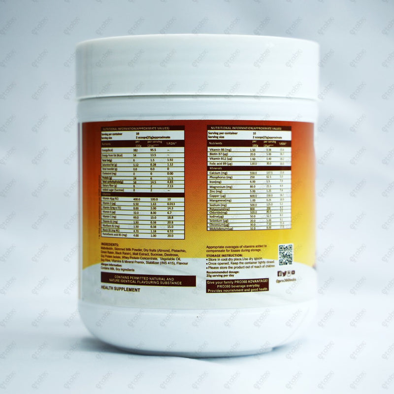 Pro360 Dry Fruits 250gm