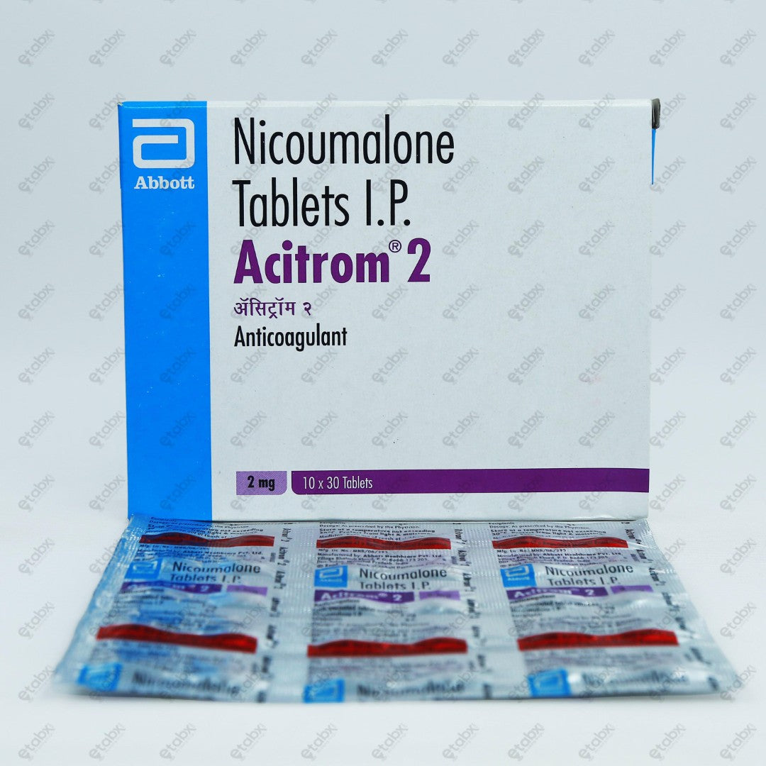 Acitrom 2mg Tablet 30's