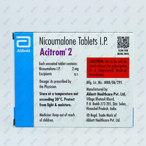 Acitrom 2mg Tablet 30's