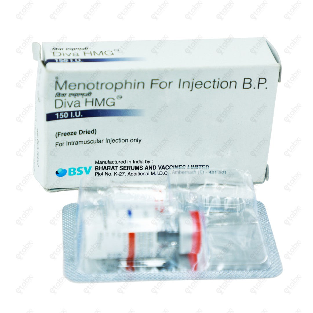 Diva HMG 150 IU Injection 1's