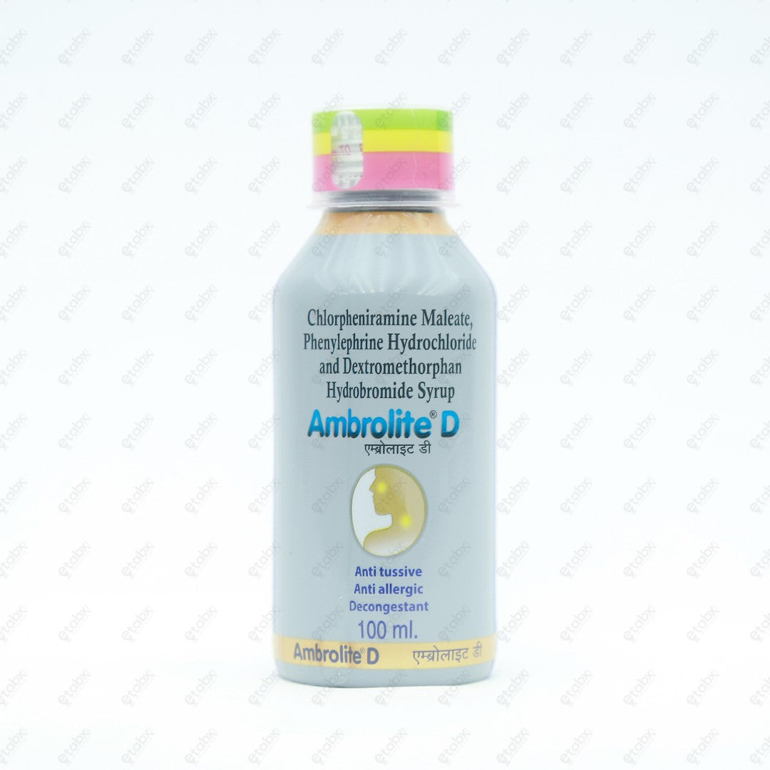 Ambrolite D Syrup 100ml