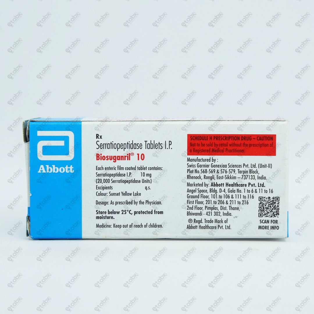 Biosuganril 10mg Tablet 10's