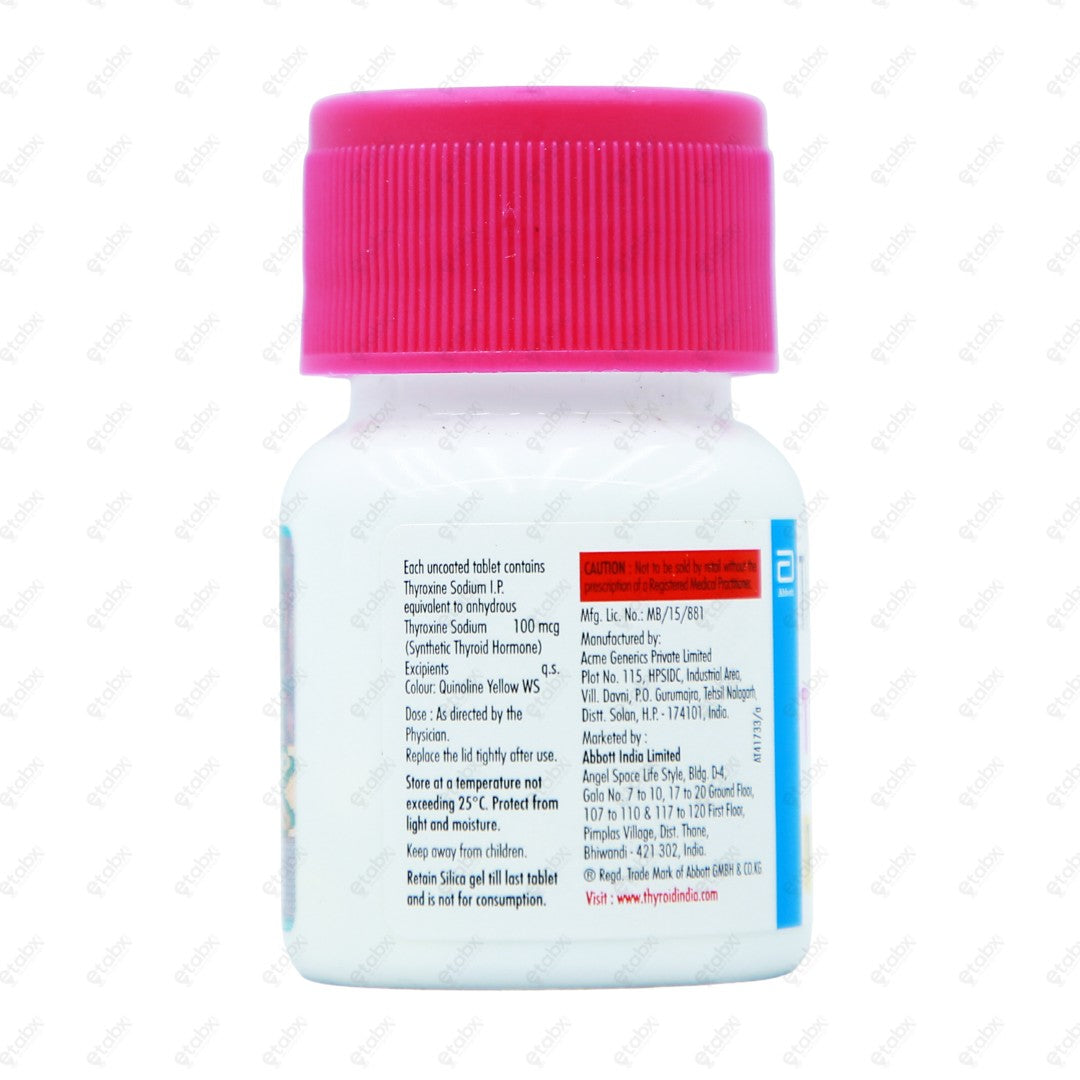 Thyronorm 100mcg Tablet 120's