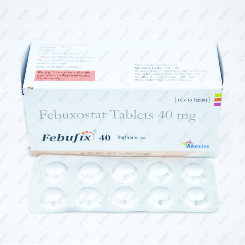 FEBUFIX 40mg Tablet 10's
