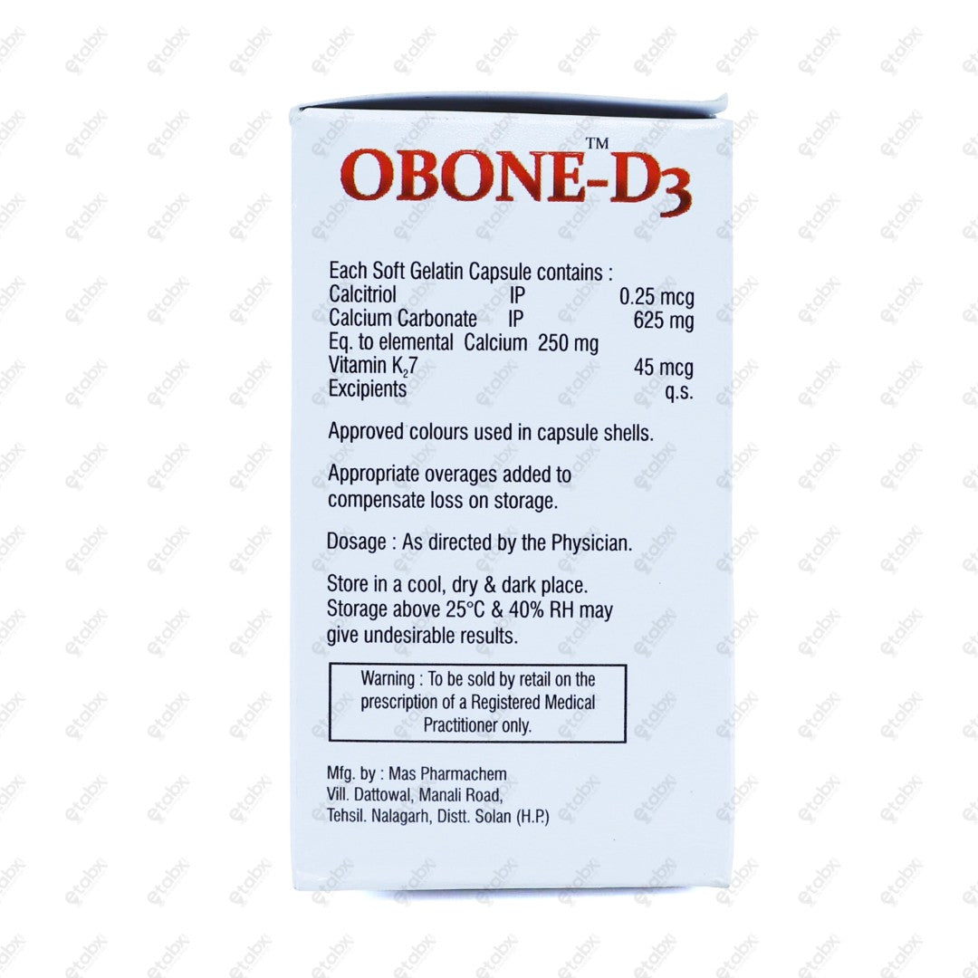 Obone D3 Tablet 10's