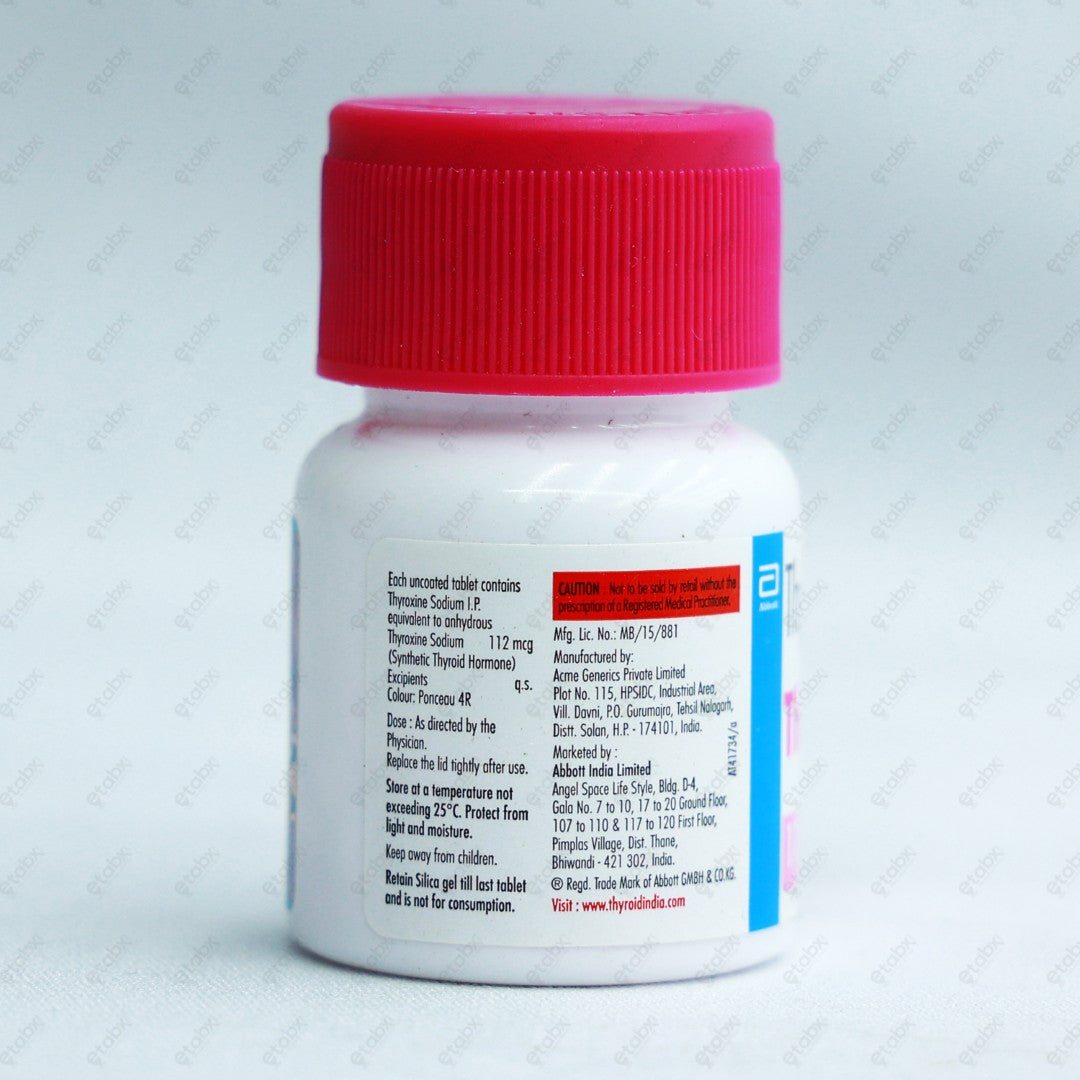 Thyronorm 112mcg Tablet 120's