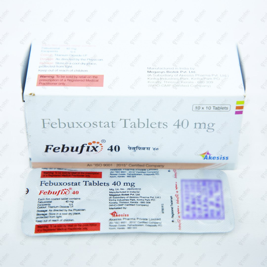 FEBUFIX 40mg Tablet 10's
