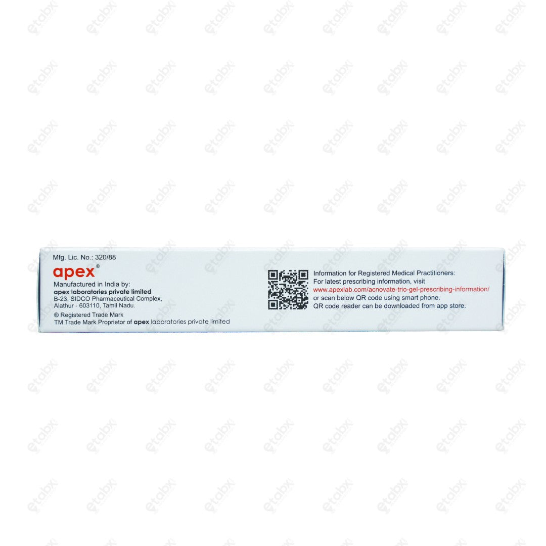 Acnovate Trio Gel 15gm