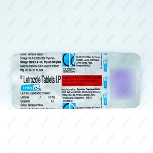 Letfer 2.5mg Tablet 5's