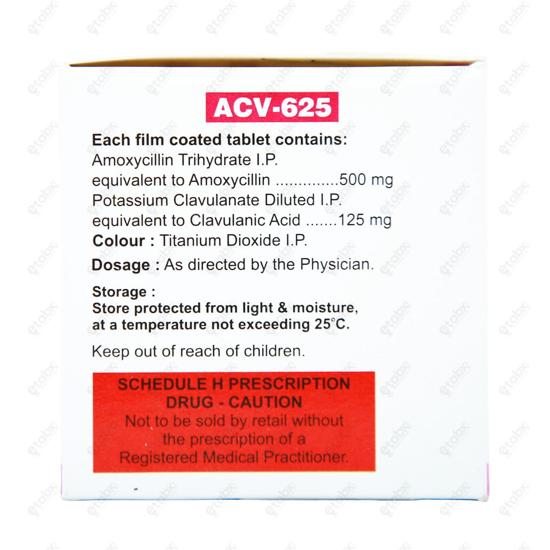 ACV 625 Tablet 6's