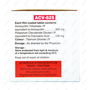 ACV 625 Tablet 6's