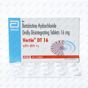 VERTIN DT 16mg Tablet 15's