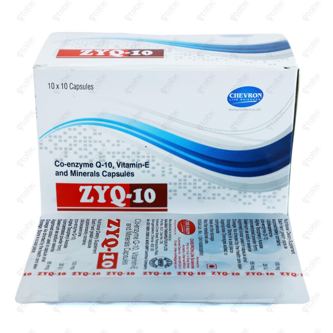 ZYQ 10mg Capsules 10's