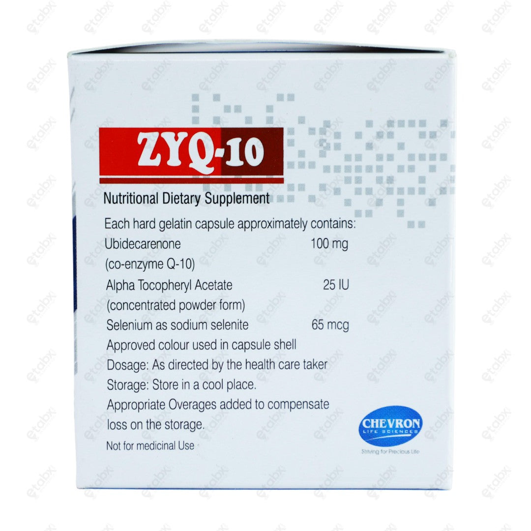ZYQ 10mg Capsules 10's