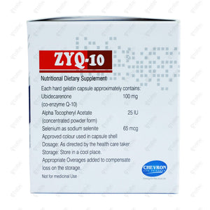 ZYQ 10mg Capsules 10's