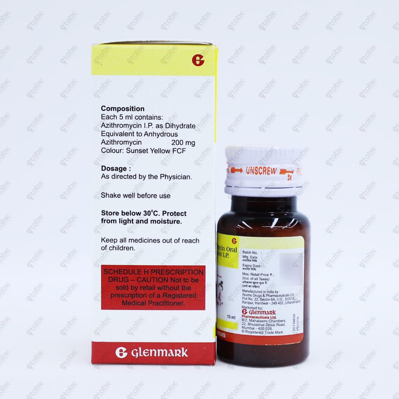 Azifine Suspension 200mg 15ml