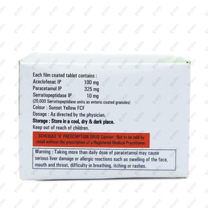 SAFRONAC SP Tablets 10's