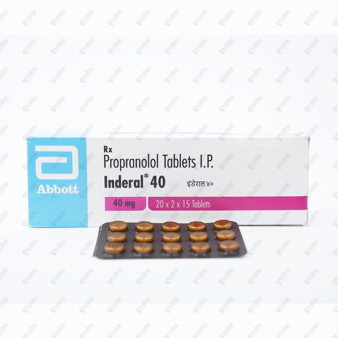 Inderal 40mg Tablet 15's