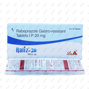 Raliz 20mg Tablets 10's