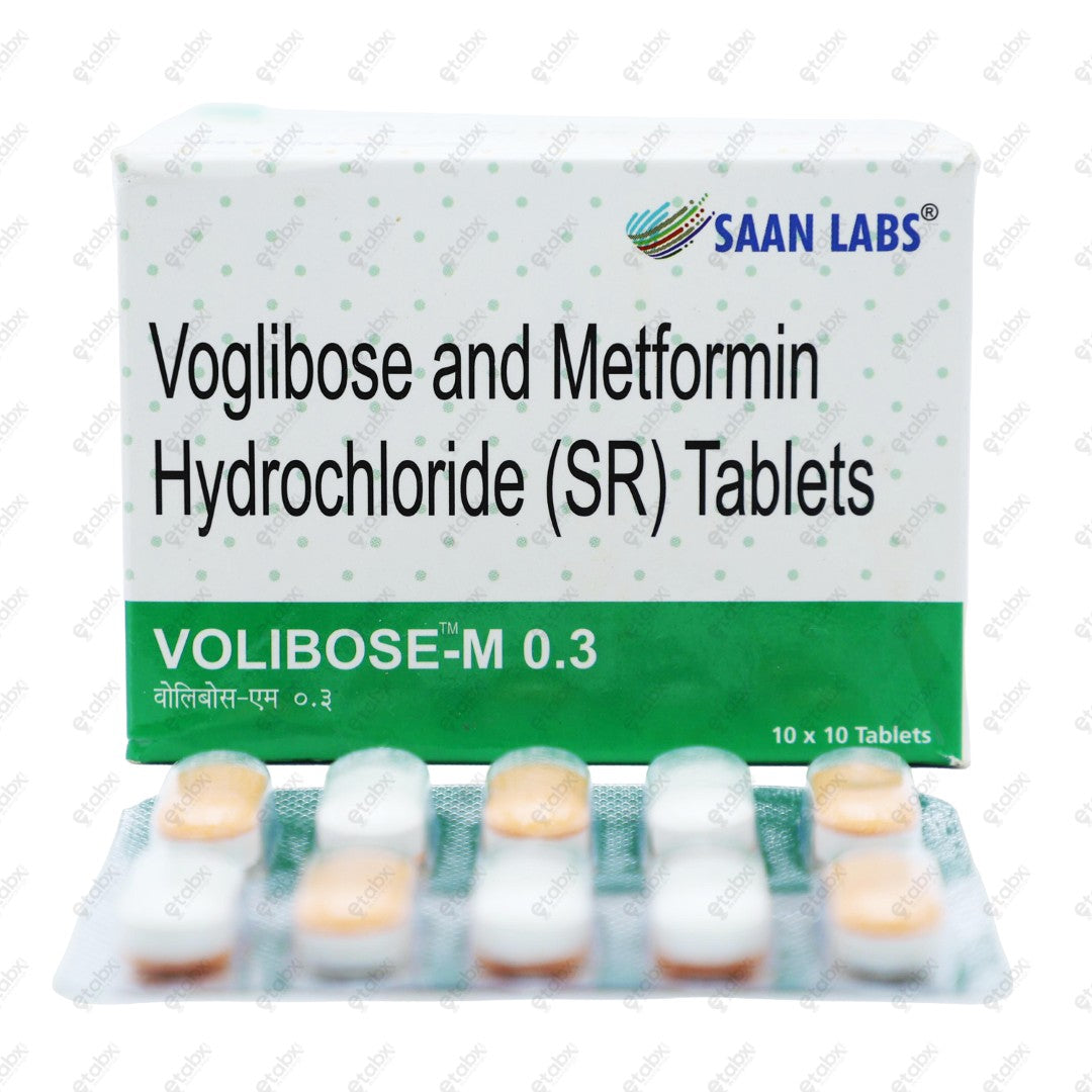 Volibose M 0.3 Tablet 10's