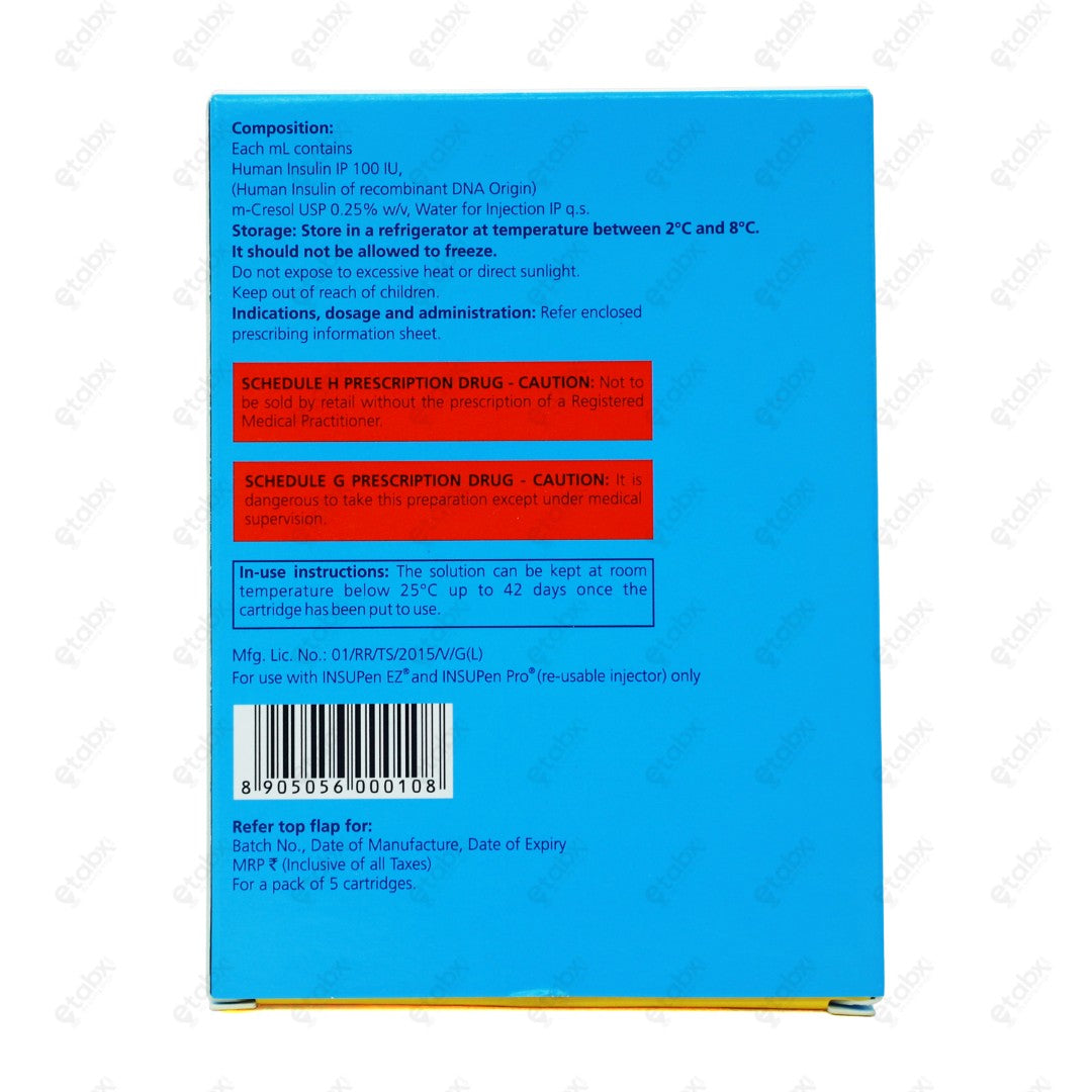 Insugen R Refill 5x3ml