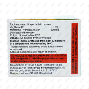 Volibose M 0.3 Tablet 10's