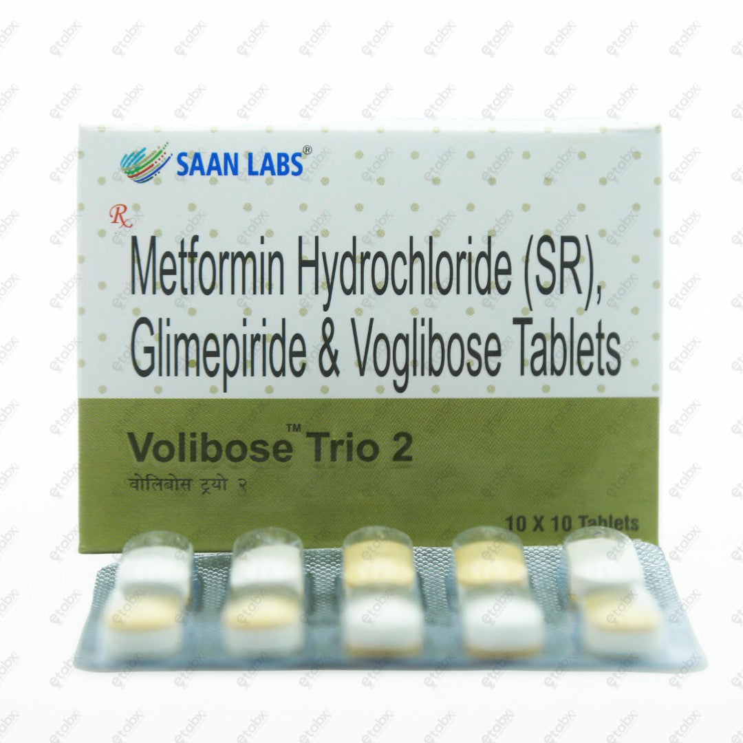 Volibose Trio 2 Tablet 10's