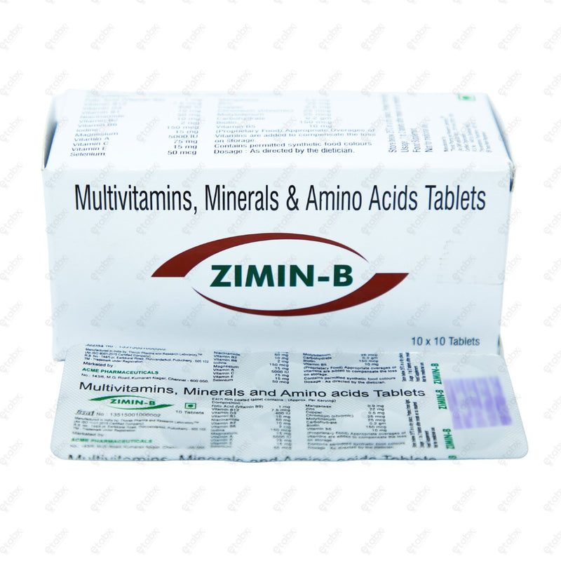 Zimin B Tablet 10's