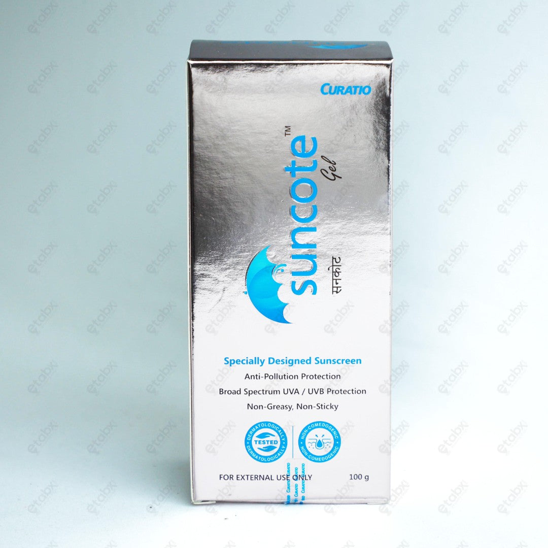 Suncote Gel 100GM Sunscreen & Skin Soothing Gel