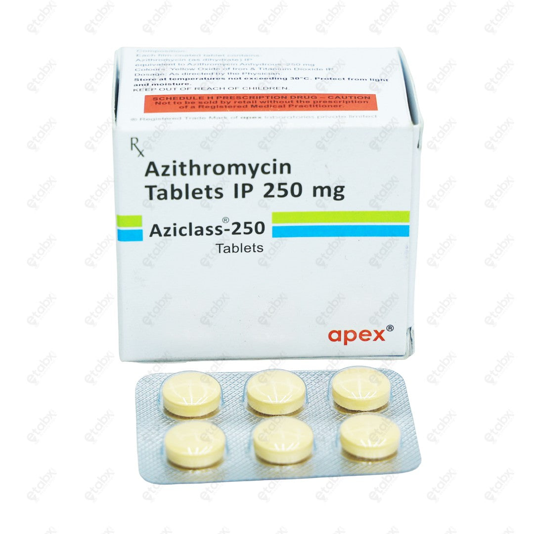 Aziclass 250mg Tablet 6's