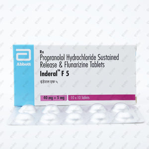 Inderal F 5 Tablets 10's