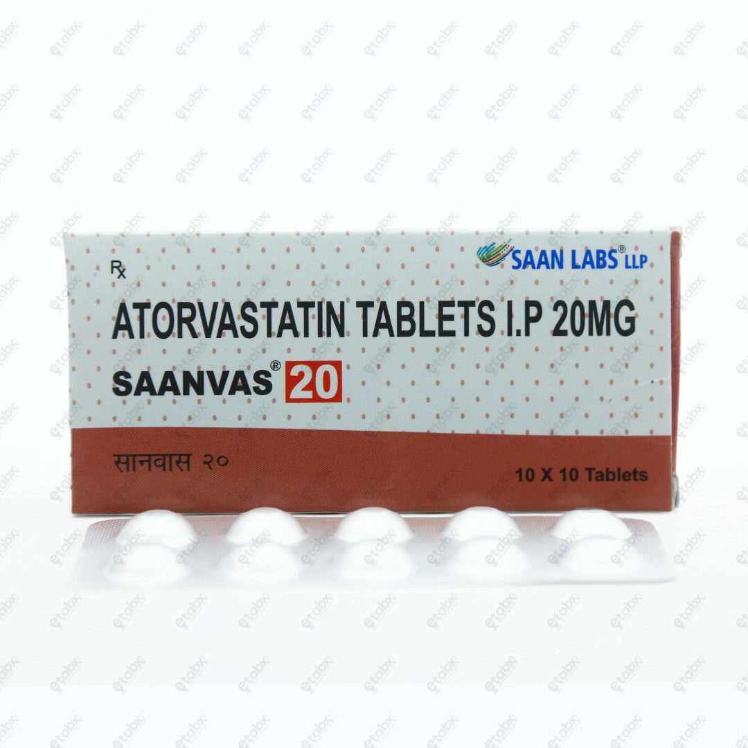 Saanvas 20mg Tablet 10's