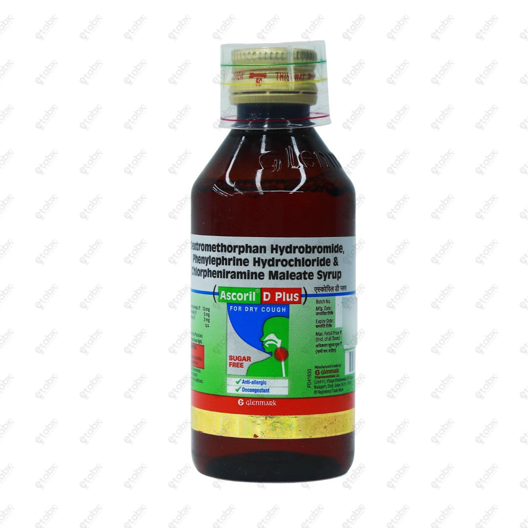 Ascoril D Plus Syrup 100ml