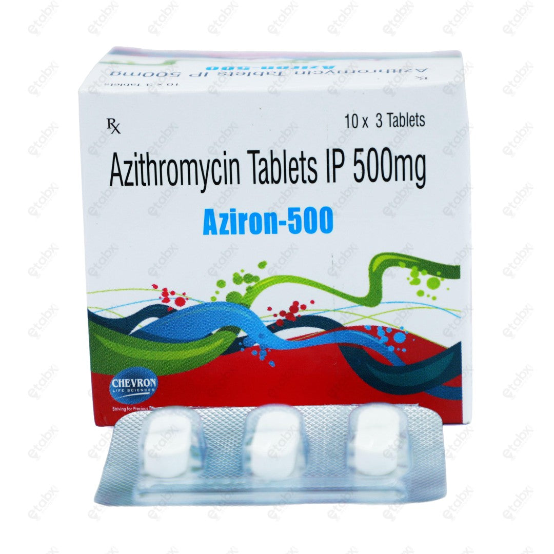 AZIRON 500mg Tablet 3's