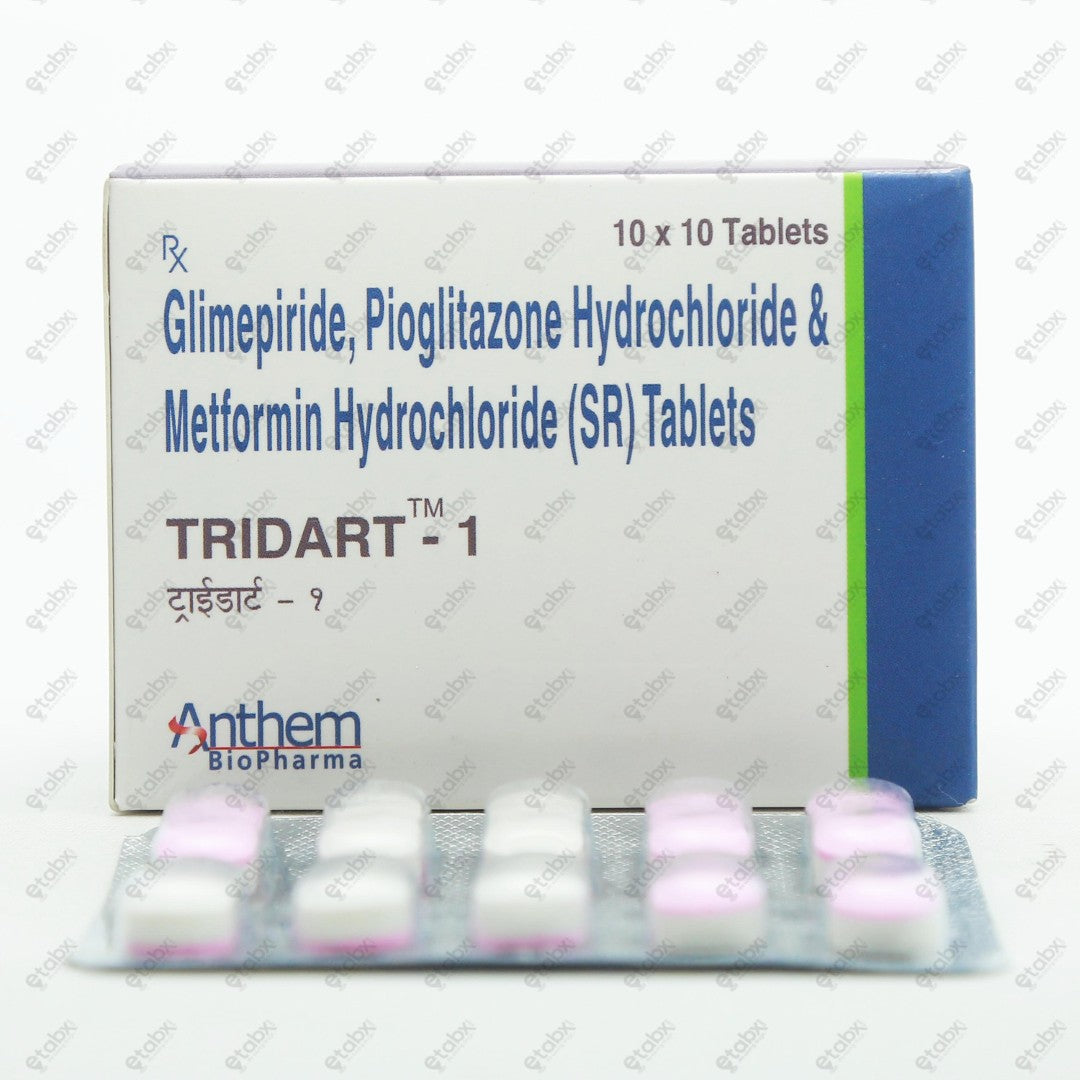 Tridart 1mg Tablet 10's