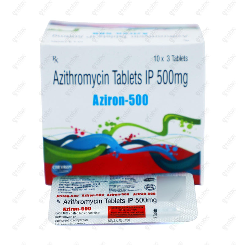 AZIRON 500mg Tablet 3's