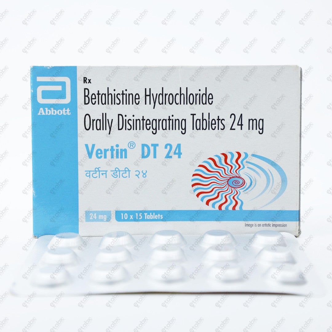 VERTIN DT 24mg Tablet 15's